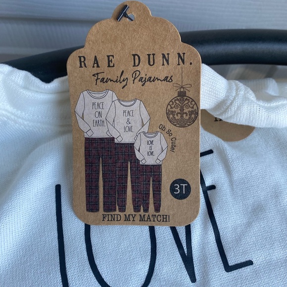 Rae Dunn pajamas Size 3T NWT - Picture 5 of 8